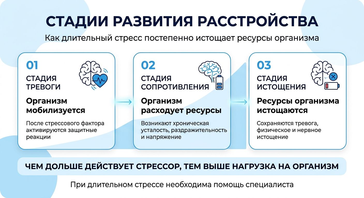 Лечение стресса в Кызыле инфографика